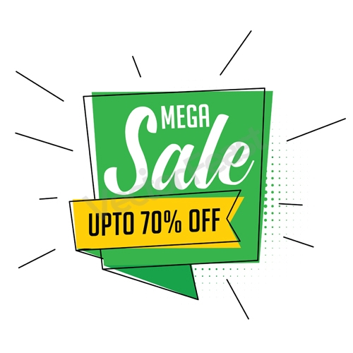 Mega sale design green