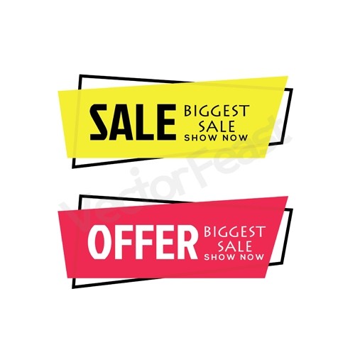 Biggest Sale Offer Vector