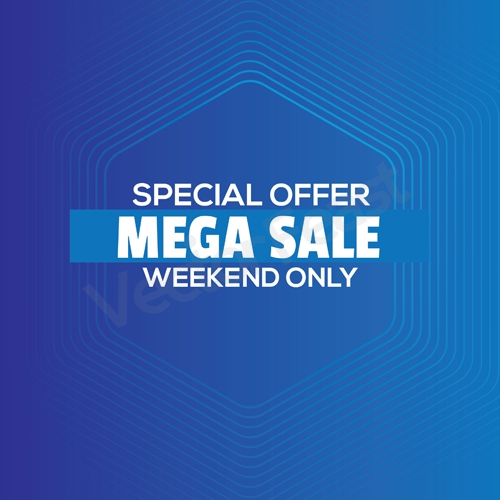 Mega Sale Weekend Offer Design