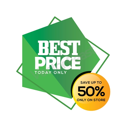 best price offer vector design