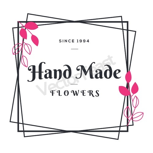 creative hand made flower frame
