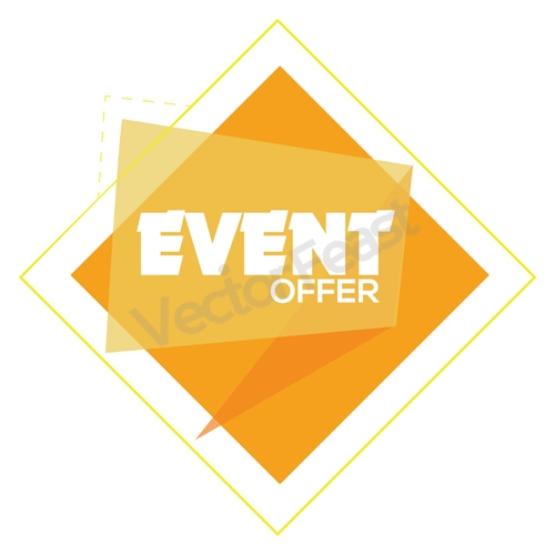 event offer vector design