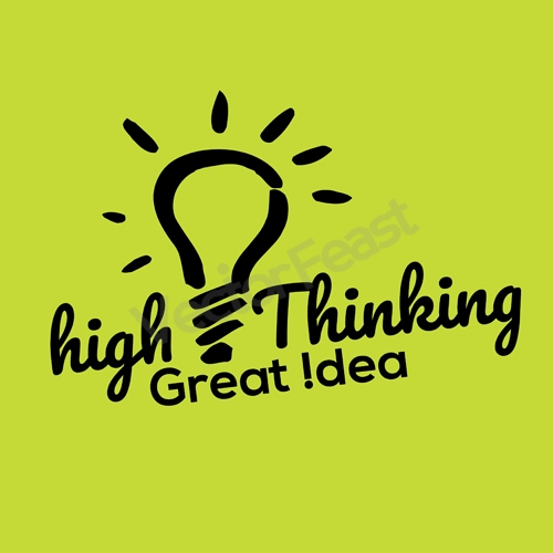 High Thinking - Creative Quote