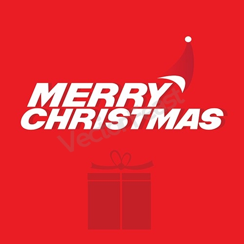 Merry Christmas Cap Vector Design